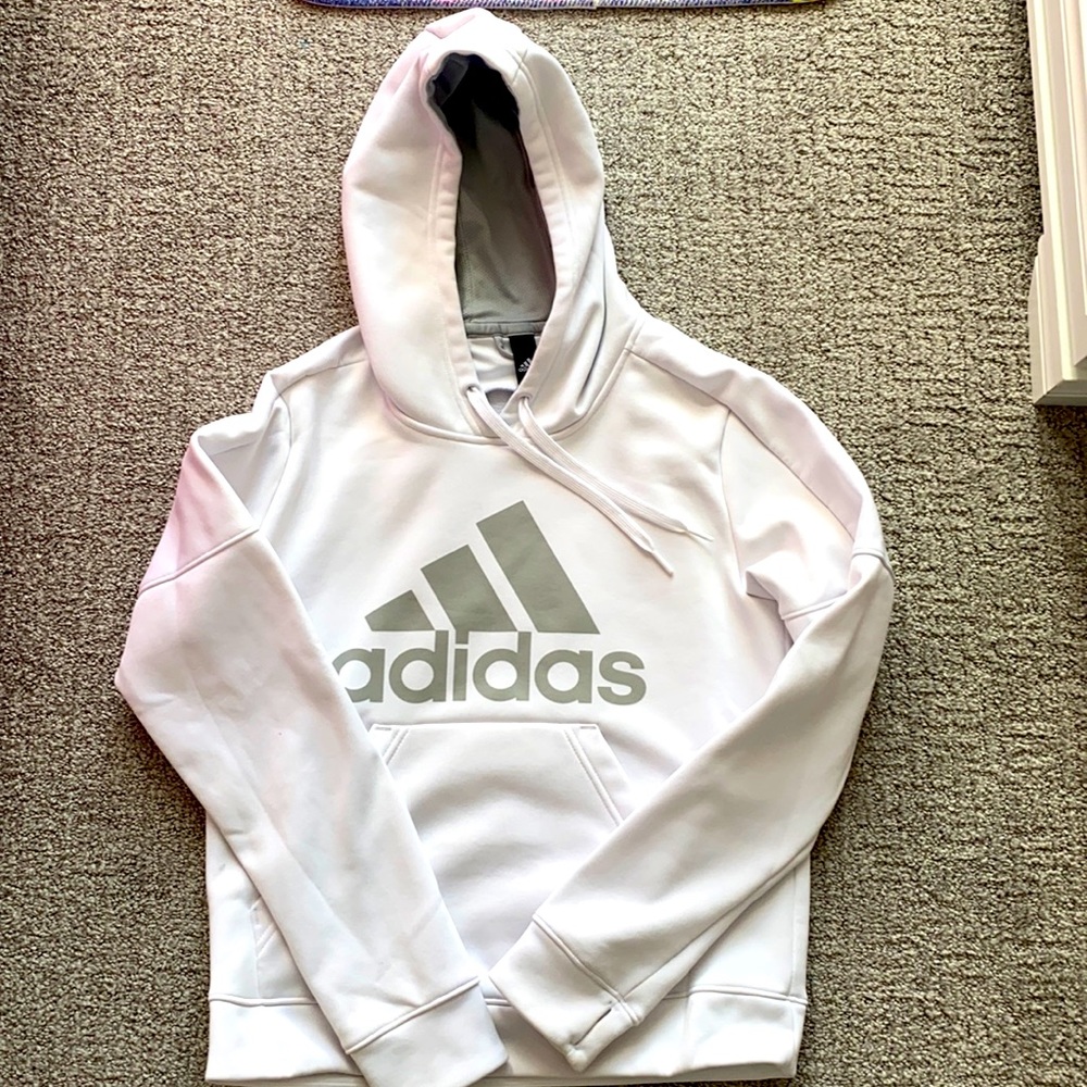 Adidas white hoodie